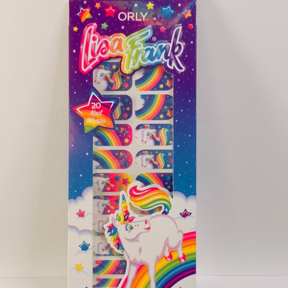 Orly x LISA FRANK Rainbow UNICORN Nail Wraps - Picture 1 of 2